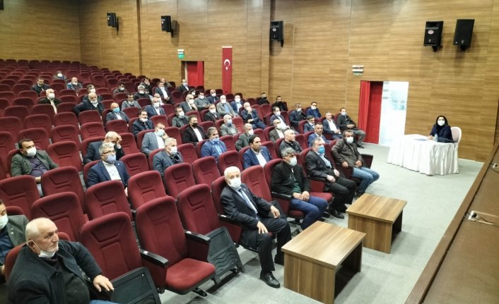 Vezirköprü'de muhtarlara Mekansal Adres Kayıt Sistemi eğitimi verildi