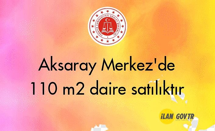 Aksaray Merkez'de 110 m² daire icradan satılıktır