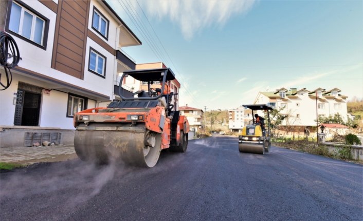 Altınordu'da altyapı ve asfalt çalışmaları sürüyor