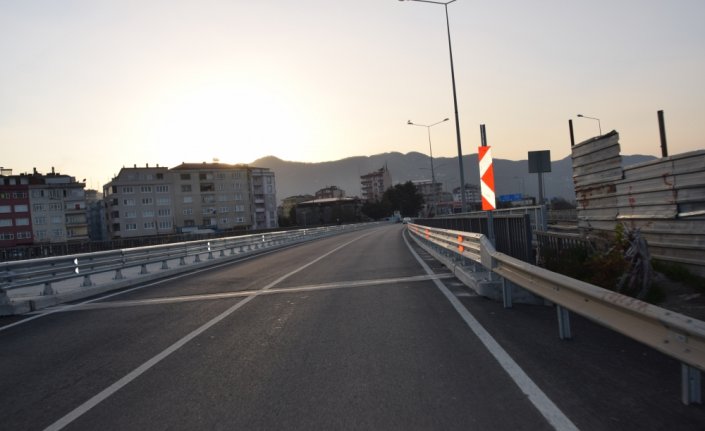Espiye ilçesinde Gelevera köprüsü yeniden ulaşıma açıldı