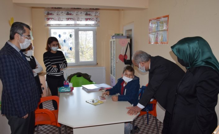 Giresun Müftüsü Ramazan Topcan, engelli öğrencilerle bir araya geldi