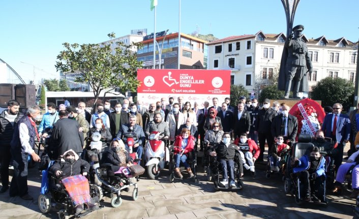 Giresun'da 94 engellinin tekerlekli ve akülü sandalye ihtiyacı karşılandı