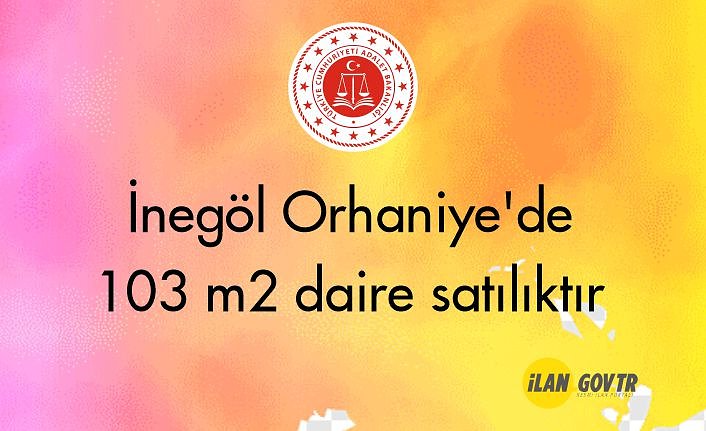 İnegöl Orhaniye'de 103 m² daire icradan satılıktır