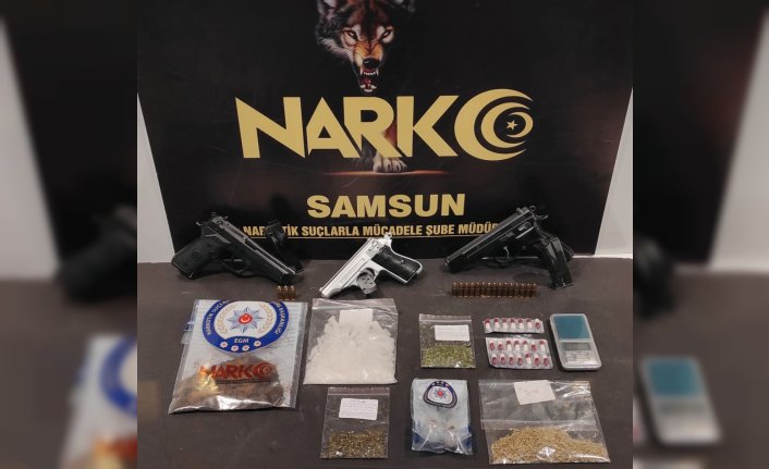 Samsun'da uyuşturucu operasyonlarında 4 şüpheli yakalandı