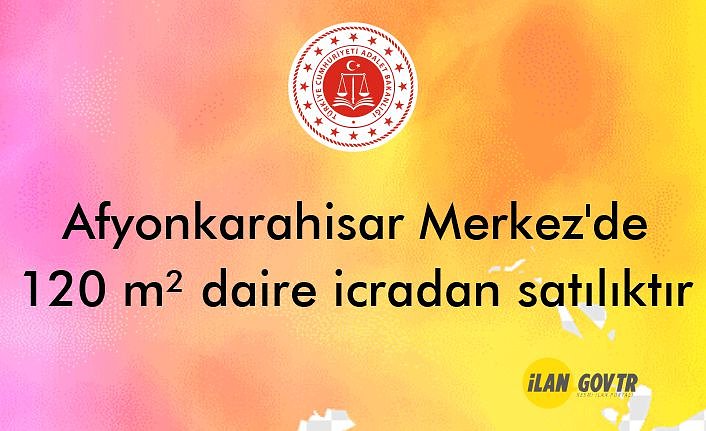Afyonkarahisar Merkez'de 120 m² daire icradan satılıktır