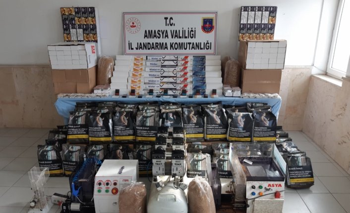 Amasya'da kaçakçılık operasyonunda 3 zanlı yakalandı