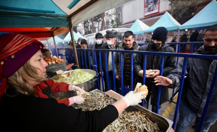 Düzce'de festivalde 7 ton hamsi dağıtılacak