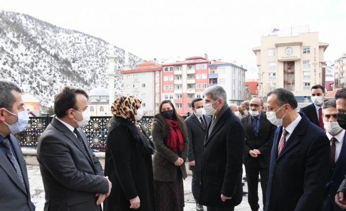 İçişleri Bakan Yardımcısı Muhterem İnce, Gümüşhane'de