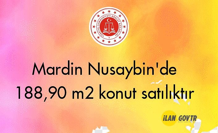 Mardin Nusaybin'de 188,90 m² konut icradan satılıktır
