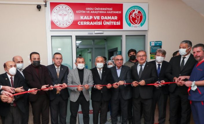 Ordu'da kardiyovasküler cerrahi ameliyathanesi açıldı