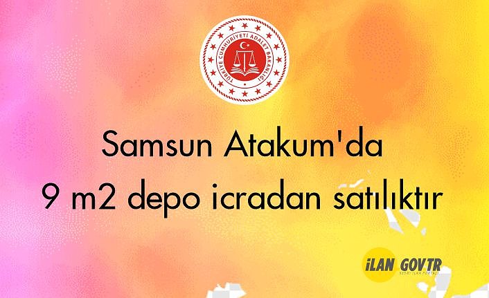 Samsun Atakum'da 9 m² depo icradan satılıktır