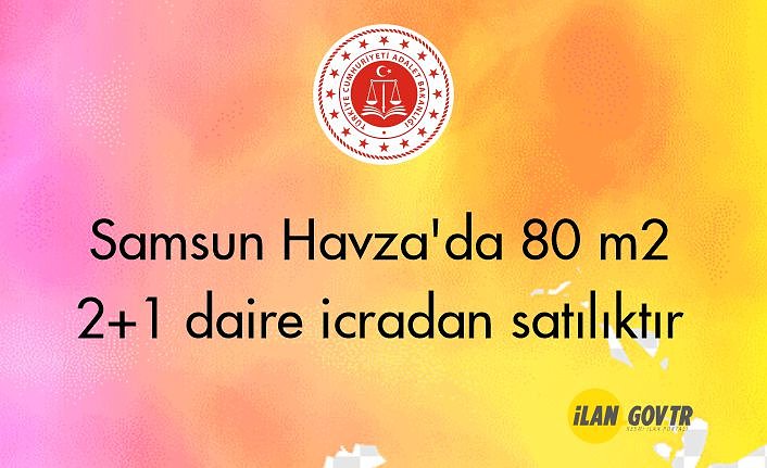 Samsun Havza'da 80 m² 2+1 daire icradan satılıktır