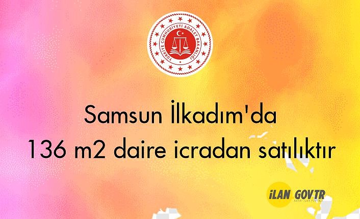 Samsun İlkadım'da 136 m² daire icradan satılıktır