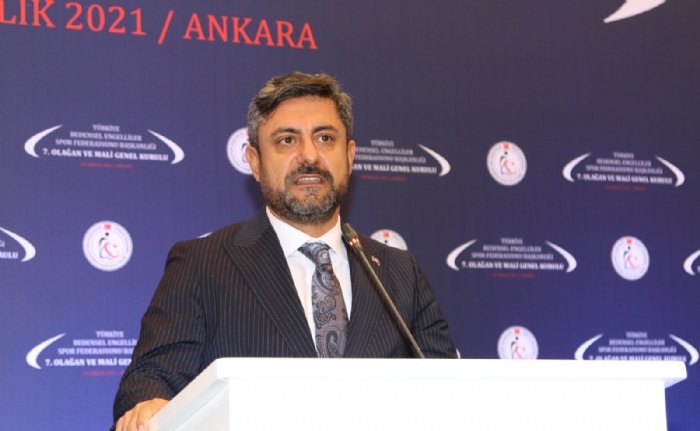 TBESF Başkanı Ergezen'den lokomotifin çarpması nedeniyle ayağı kesilen Eren'e destek