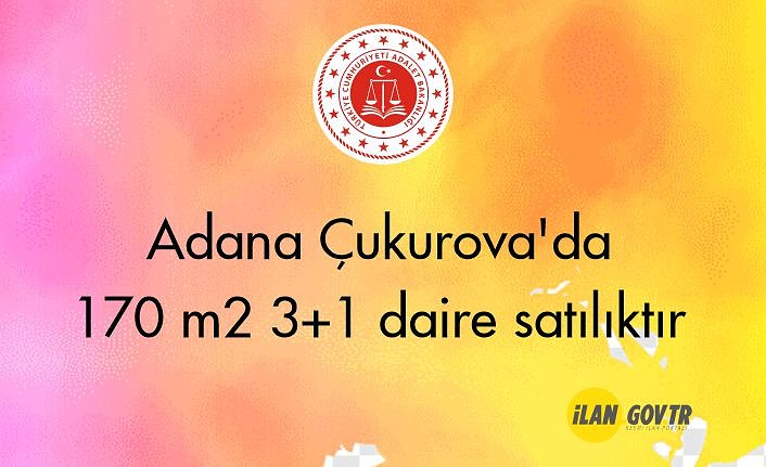 Adana Çukurova'da 170 m² 3+1 daire icradan satılıktır