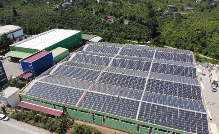 Arsin OSB çatı tipi GES ile kendi enerjisini üretiyor