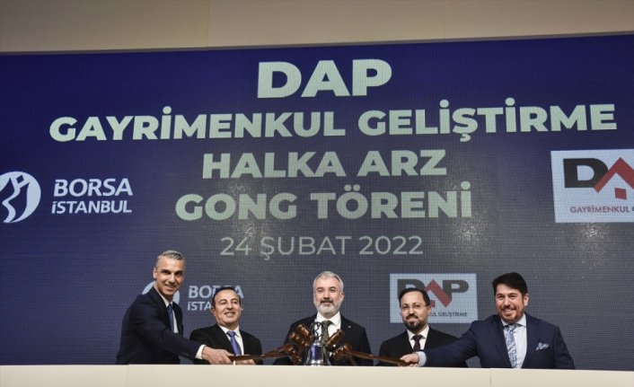 Borsa İstanbul'da gong Dap Gayrimenkul için çaldı
