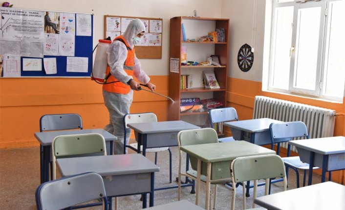 Ordu'da okullarda dezenfekte çalışması başlatıldı