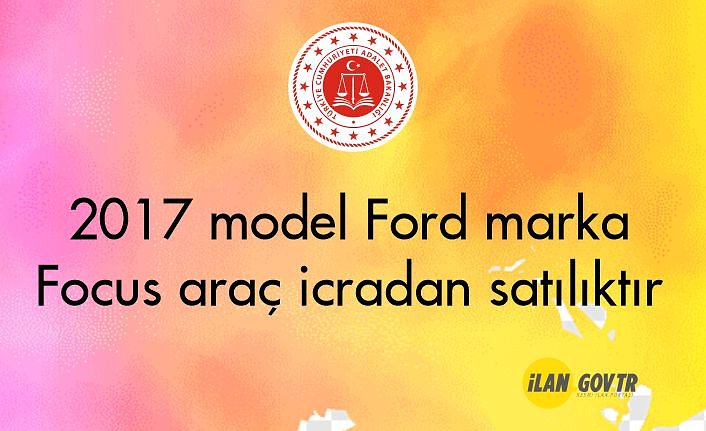 2017 model Ford marka Focus araç icradan satılıktır