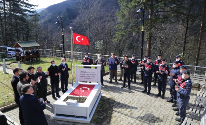 Afrin şehidi Arif Demirel kabri başında anıldı