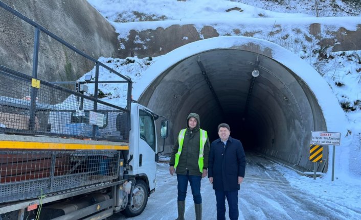 AK Parti Bartın Milletvekili Yılmaz Tunç, Amasra Tüneli'nde çalışmaları inceledi