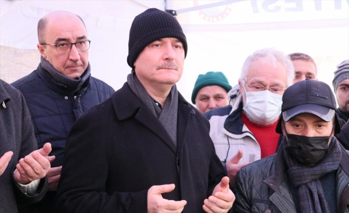 Bakan Soylu'nun dayısının oğlu Oğuz Reis'in cenazesi Samsun'da defnedildi