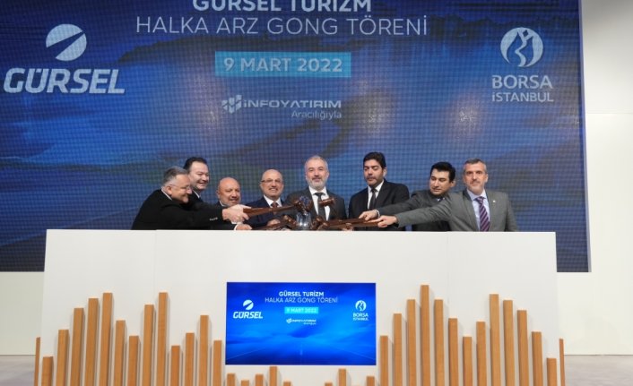 Borsada gong Gürsel Turizm için çaldı