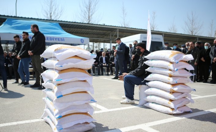 Çorum'da çiftçilere 170 ton nohut tohumu dağıtıldı