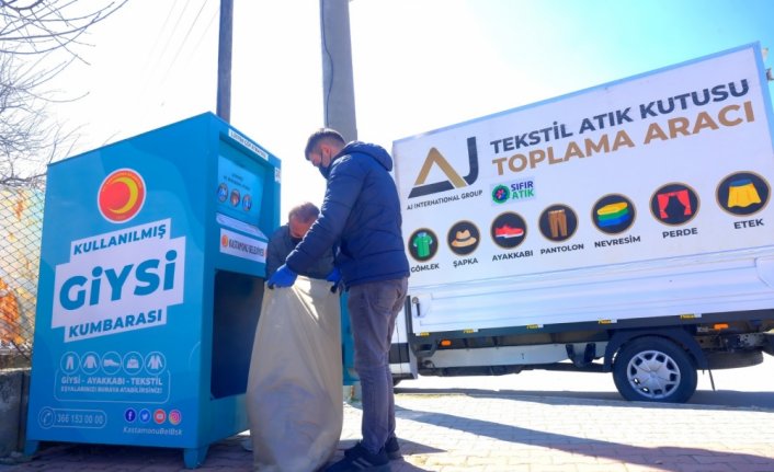 Giysi kumbarasıyla 71 bin 220 kilogram tekstil ürünü geri dönüşüme kazandırıldı