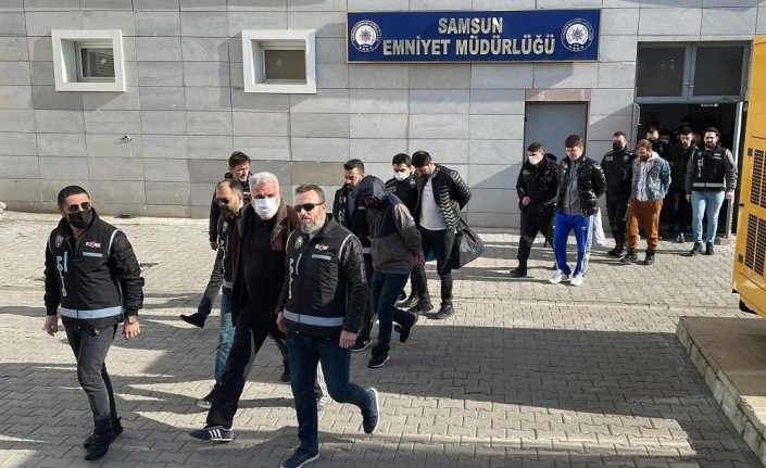 GÜNCELLEME - Samsun merkezli suç örgütü operasyonunda yakalananlardan 12'si daha tutuklandı