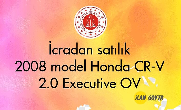 İcradan satılık 2008 model Honda CR-V 2.0 Executive OV