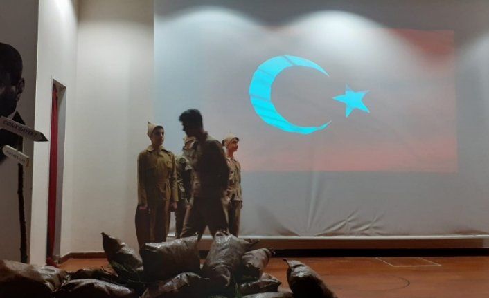 Kavak'ta Çanakkale Deniz Zaferi'nin107. yıl dönümü kutlandı