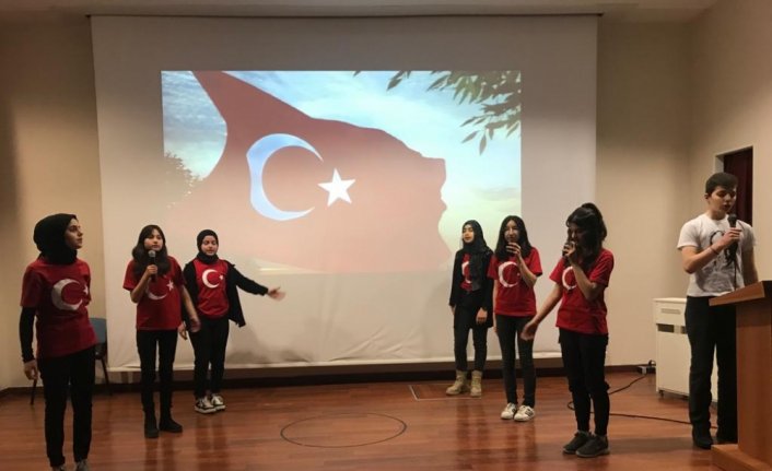 Kavak'ta İstiklal Marşı'nın kabulünün 101. yılı kutlandı