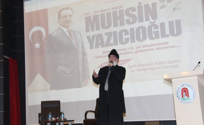Muhsin Yazıcıoğlu vefatının 13. yılında Taşova'da anıldı