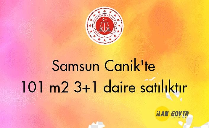 Samsun Canik'te 101 m² 3+1 daire icradan satılıktır