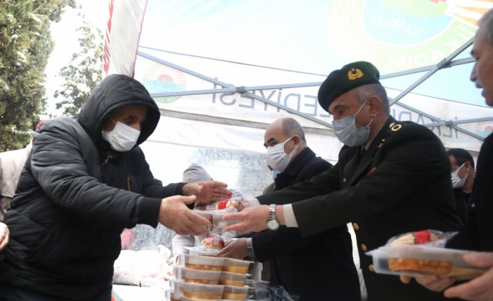 Samsun'da 50 bin kamu çalışanına “Çanakkale menüsü“ ikramı