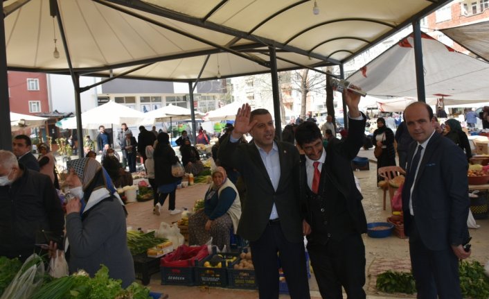 Boyabat Belediye Başkanı Çakıcı, esnafı ziyaret etti