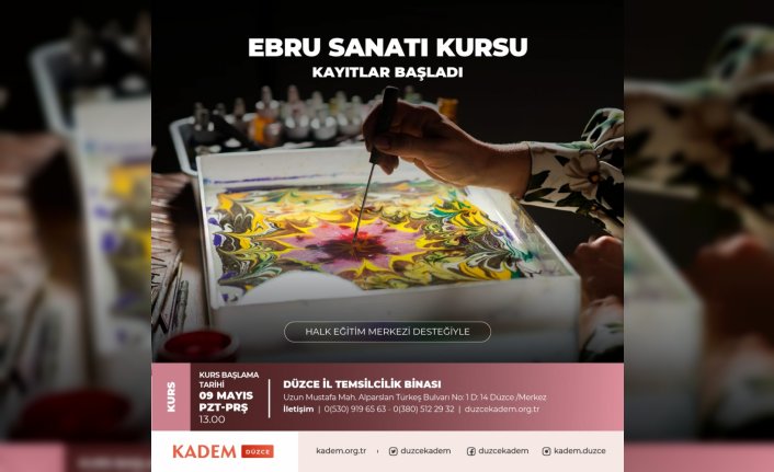 Düzce KADEM İl Temsilciliğinin kadınlara yönelik kurslarına kayıtlar başladı