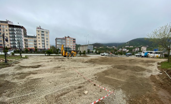 Espiye'de Esentepe Parkı yenileniyor