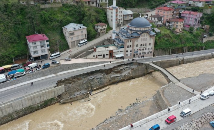 Giresun'da taşkınlar sonrası çalışmalar başladı