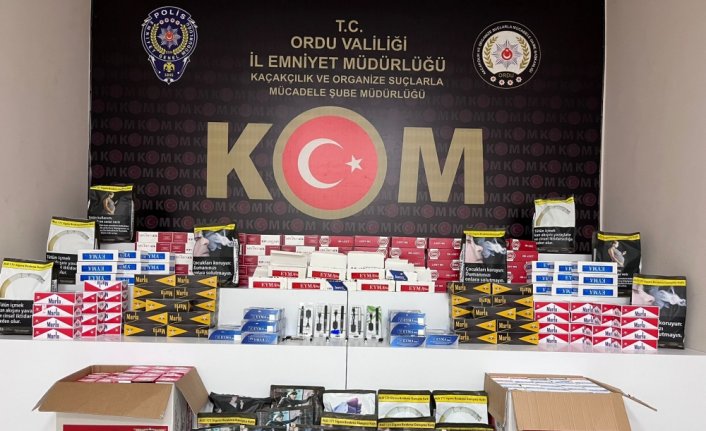 Ordu'da kaçak tütün operasyonunda 2 kişi yakalandı