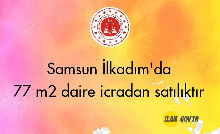 Samsun İlkadım'da 77 m² daire icradan satılıktır