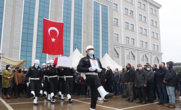 Samsun'da hayatını kaybeden polis memuru toprağa verildi
