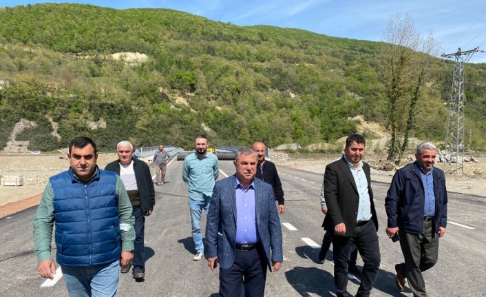 Sinop'ta sel sularının yıktığı İkisu Köprüsü'nün yapımı tamamlandı