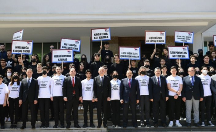 Trabzon'da lise öğrencileri 