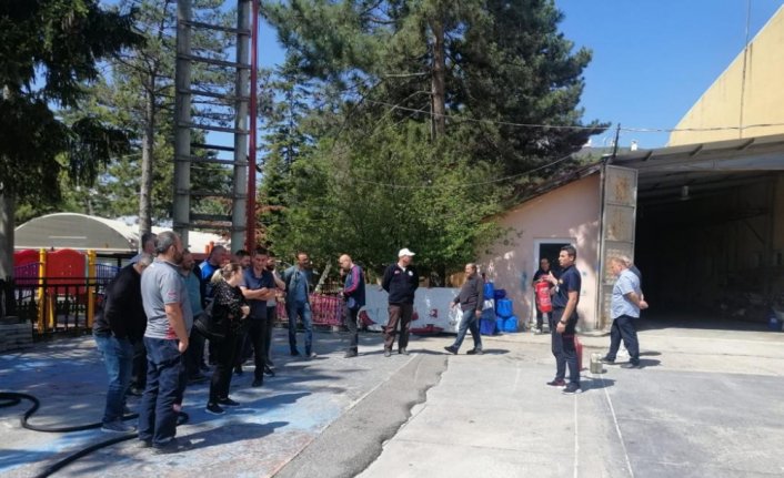 Bolu'da belediye personeline yangın eğitimi verildi