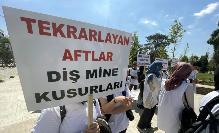Düzce'de çölyak hastaları farkındalık yürüyüşü düzenledi