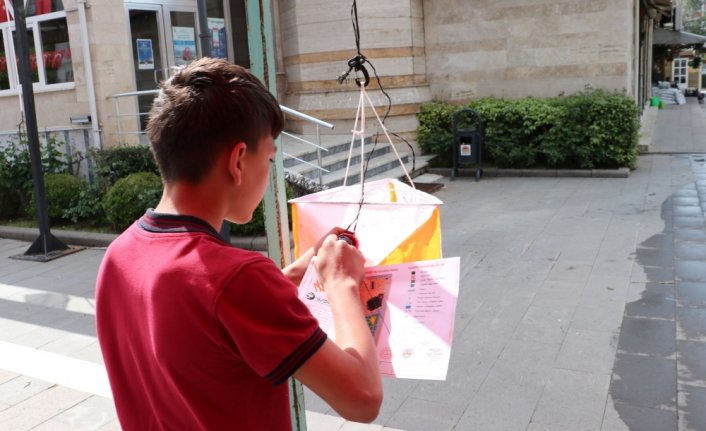 Havza'da festival kapsamında oryantiring yarışı düzenlendi