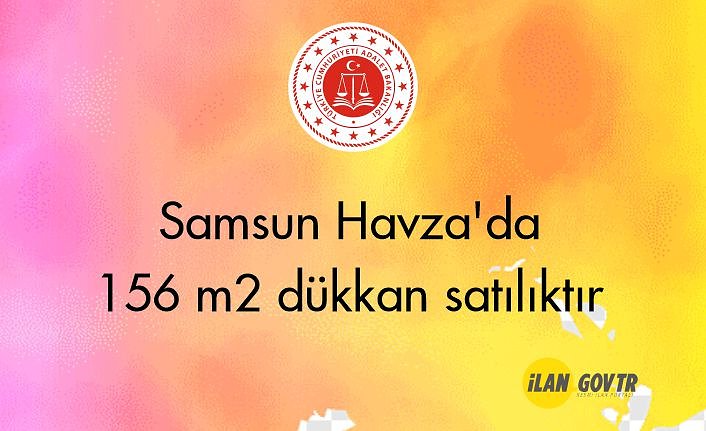 Samsun Havza'da 156 m² dükkan icradan satılıktır