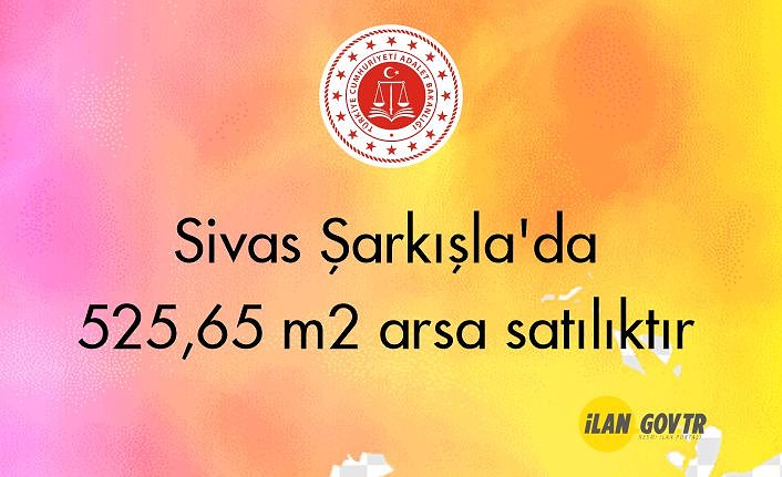 Sivas Şarkışla'da 525,65 m² arsa mahkemeden satılıktır